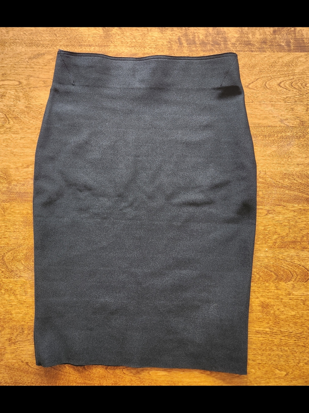 Wow Couture Black Pencil Skirt Size Large Like New